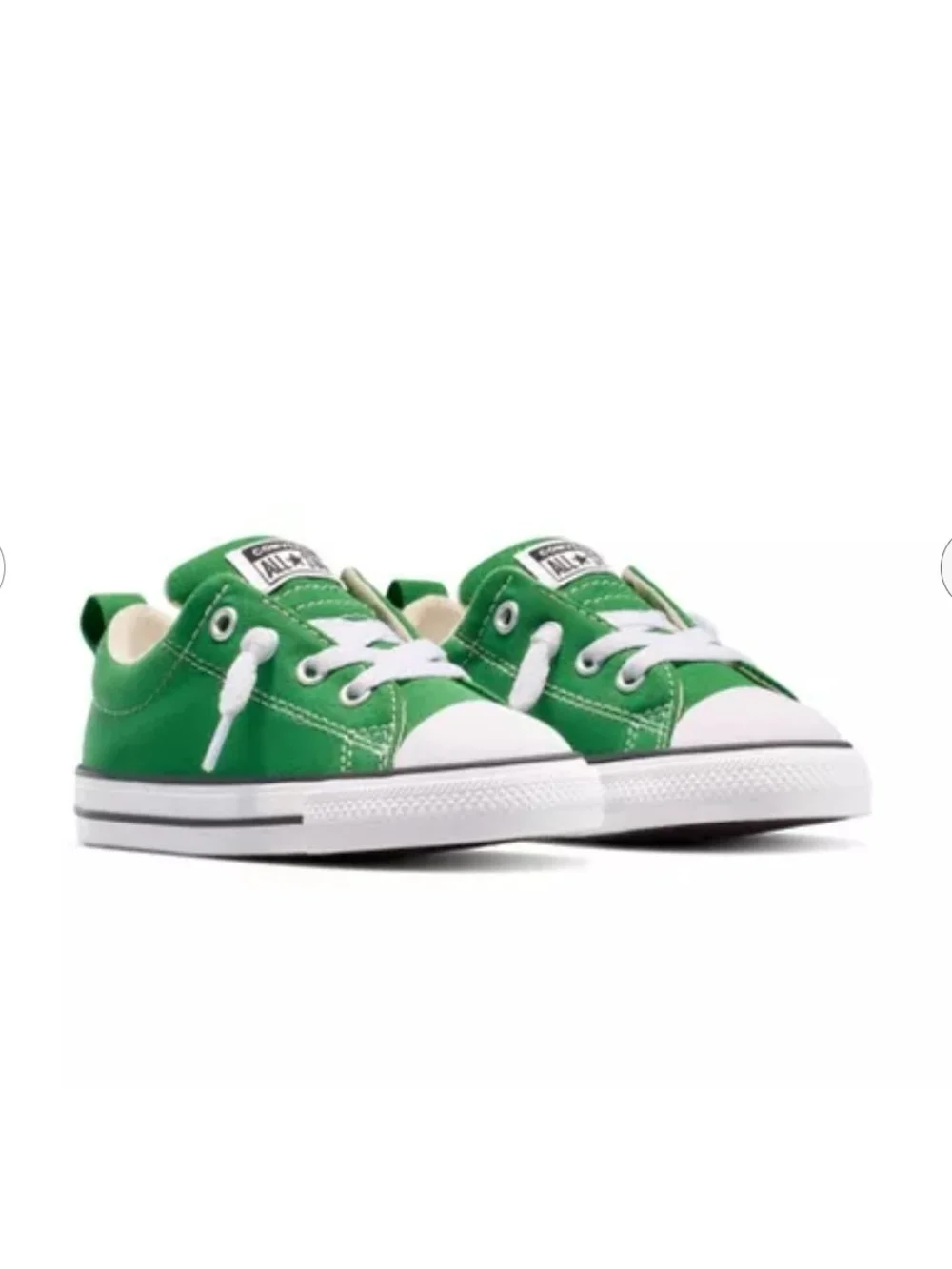 Converse Kids' Street Ox Low Top Sneakers Green Size 5T